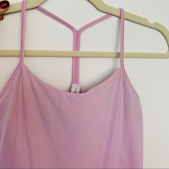 Lululemon Power Y Tank Luon - Powdered Rose - Picture 3 of 6